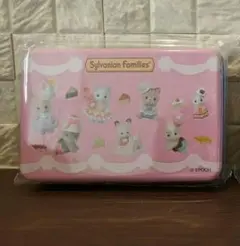 シルバニア　ノベルティ　非売品　缶ケース　ピンク