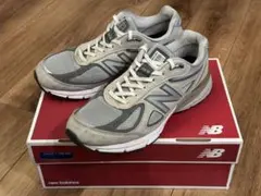 new balance 990v4 27.5 グレー US9.5