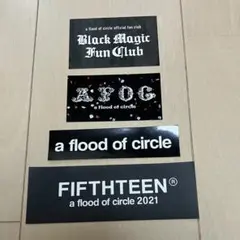 a flood of circle ロゴステッカー　4枚セット