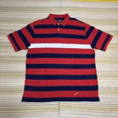 AMERICAN LIVING ストライプポロシャツ XL