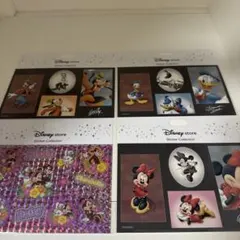 Disney store ステッカーコレクション 4シートセット