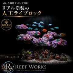 Reef Works 樹脂製人工ライブロック｜リアル塗装 海水水槽用 レプリカ9 Reef Works 樹脂製人工ライブロック｜リアル塗装 海水水槽用 レプリカ9