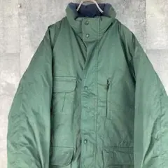 【レア物】ダウンジャケット　XLサイズ　緑　グリーン　エディーバウアー　USA製