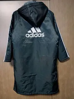 adidas ベンチコート ブラック 140