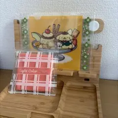ポムポムプリン トウブヒャッカテン クリアファイル & ハンカチタオル