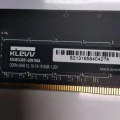 KLEVV 8GB DDR4-2666 メモリ 本体 管理No316