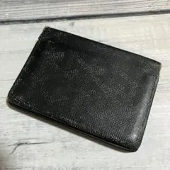 GOYARD ブラック レザー カードケース