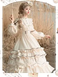 【栀】L198 lolita 森ガール ロリータ トレンチコート かわいい