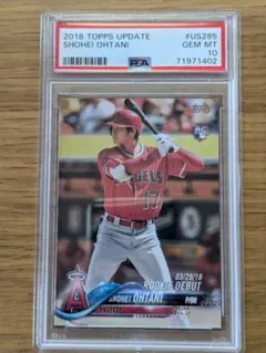 PSA10 大谷翔平　2018 topps ルーキーカード
