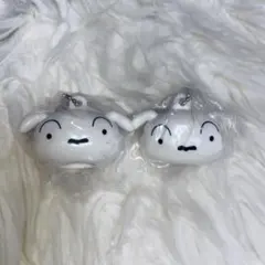 クレヨンしんちゃん マスコットキャップチャーム シロ 2個セット
