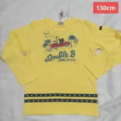ダブルビー ミキハウス 130cm プリント 長袖Ｔシャツ ロンＴ