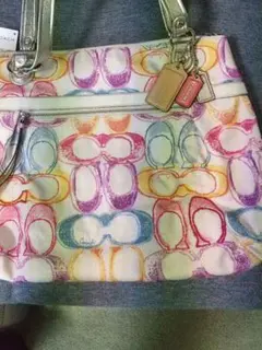 COACH カラフルサングラス トートバッグ