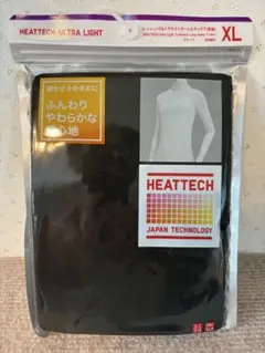 UNIQLO HEATTECH ウルトラライトタートルネックT 黒 XL