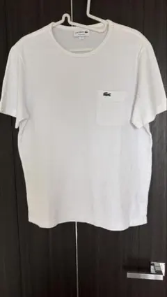 LACOSTE ラコステ メンズ ポケットTシャツ［白］