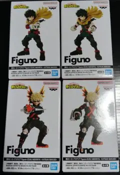 僕のヒーローアカデミア Figuno フィギュア 緑谷出久 爆豪勝己 全4種
