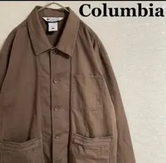 ヨ*ト様 Columbia コロンビア カバーオールジャケット ビッグシルエット