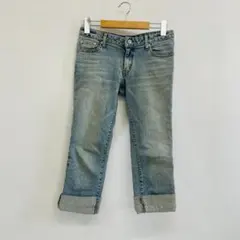 【CECIL McBEE】ロールアップデニムライトブルー　Mサイズ