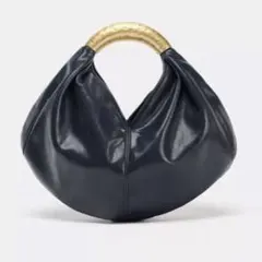✨ZARA未使用✨メタルハンドルハンドバッグ