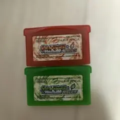 ゲームボーイアドバンス　ポケットモンスターファイヤレッド　リーフグリーン