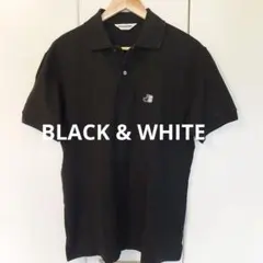 ポロシャツ ゴルフ Black&white ブラックアンドホワイトのサムネイル