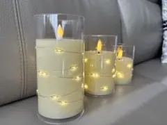 LEDキャンドルセット　結婚式のウェルカムスペースや高砂装飾に⭐︎