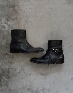 ★希少レア美品★ダークビッケンバーグ ロングブーツ スエードレザー 切替 37 中古・古着通販】DIRK BIKKEMBERGS (ダークビッケンバーグ