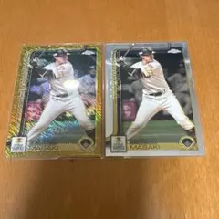 Topps Chrome 正木智也 50枚限定パラレル 2枚セット