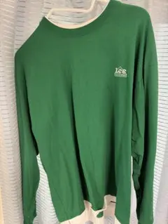 Lee グリーン 長袖Tシャツ M