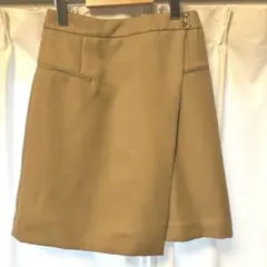 【美品】FRAY I.Dラップミニスカート ベージュ0サイズ　フレイアイディのサムネイル