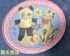 最終値下　匿名発送　ナタリーレテ　10cm ガラス プレート　パンダ　ねこ　猫柄のサムネイル