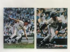 【極美品】プロ野球カード2枚144/859巨人 王貞治/王貞治(15/158)