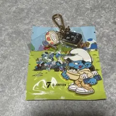 SEVENTEENスマーフ イサックトースト コラボ キーリング ウジ