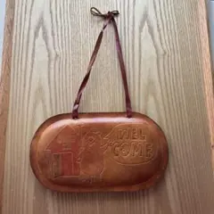 レザー製ウェルカムプレート