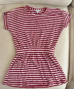 TOMMY HILFIGER 赤白ストライプ ワンピース 92