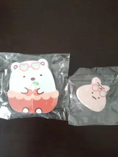 【新品】すみっコぐらし木製つみきマスコット✾しろくま＆ふろしき