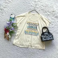 マジェスティックレゴン 半袖Tシャツ プリント F レーヨン混 ビンテージ風 夏のサムネイル