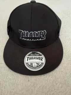 THRASHER スラッシャー キャップ 帽子 ブラック 黒　　スケートボード