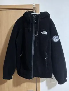 ノースフェイス ホワイトレーベル ボアフリース パーカー 黒 M 95