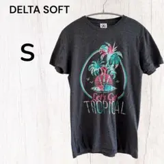DELTA SOFT Sサイズ Tシャツ ダークグレー トップス