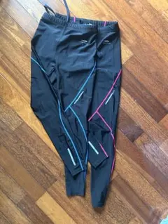 陸上用パンツ MとLサイズ ブラック 青赤ライン