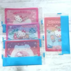 ハローキティ サンリオ ウェファーチョコ カード 4枚 セブンイレブン グッズ