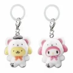 めじるしアクセサリー　サンリオ　ふわふわスノー　ポムポムプリン　マイメロ
