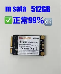 MasonSemi MC600 mSATA SSD 1TB 新品 内蔵 MasonSemi MC600 mSATA SSD 256GB 訳あり - メルカリ