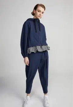 DANSKIN BORDERS at BALCONY フード付きジャケット 38 DANSKIN BORDERS at BALCONY フード付きジャケット 38