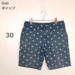 【ギャップ】ショートパンツ カジュアル アウトドア ドット柄 ネイビー系 30のサムネイル