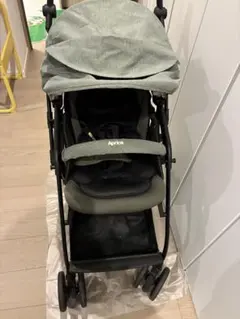 極美品 Aprica ルンルンコンパクト ベビーザらス限定 アニマルカーキ柄A形 ルンルンコンパクト(ベビーザらス限定モデル) | ベビーカー