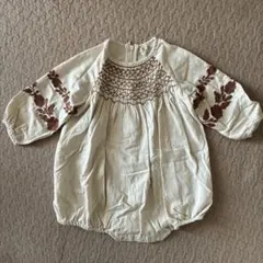 Apolina 刺繍ロンパース 6-12m - メルカリ