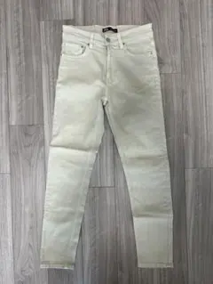 ZARA スキニーデニムパンツ オフホワイト EUR38のサムネイル
