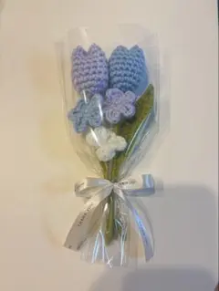 かぎ針編み ニットブーケ｜毛糸のお花 枯れない花束｜卒業・入学・誕生日ギフトのサムネイル
