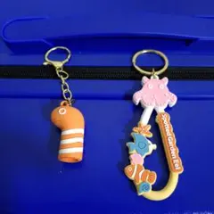チンアナゴ　魚　海の生き物 キーホルダー 2個セット